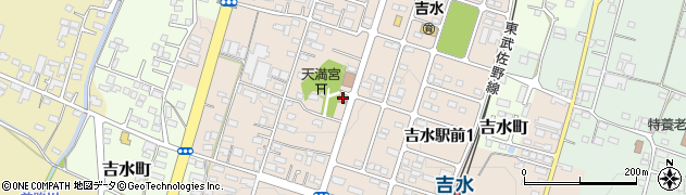 田沼吉水駅前郵便局周辺の地図