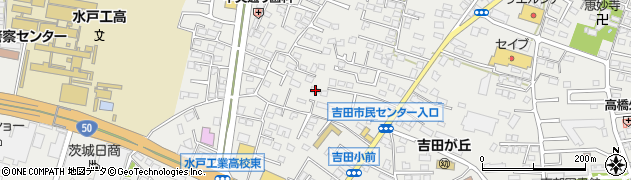茨城県水戸市元吉田町1411周辺の地図