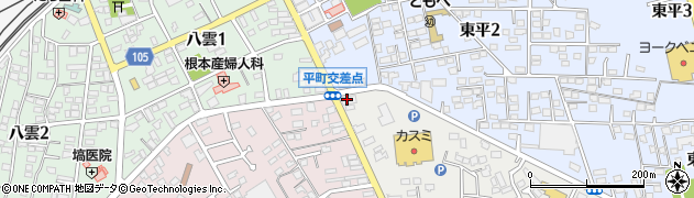 筑波銀行友部支店 ＡＴＭ周辺の地図