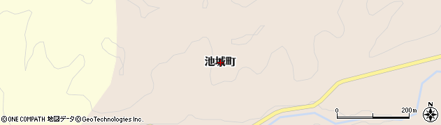 石川県小松市池城町周辺の地図
