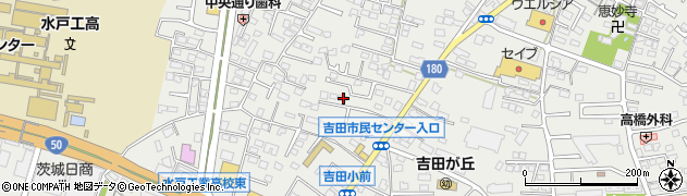 茨城県水戸市元吉田町1408周辺の地図
