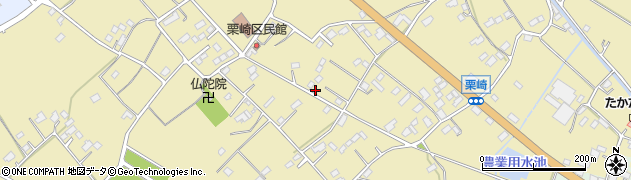 茨城県水戸市栗崎町周辺の地図