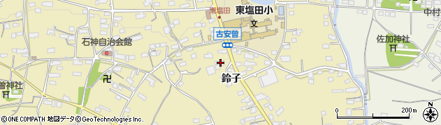 鈴子山荘　松茸山駐車場売店周辺の地図