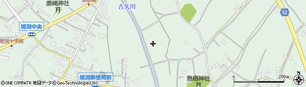 古矢川周辺の地図