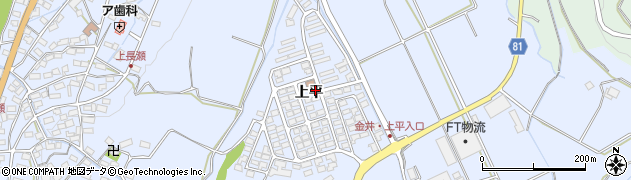 長野県上田市長瀬上平周辺の地図