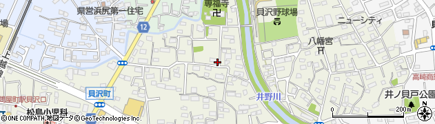 群馬県高崎市貝沢町564周辺の地図