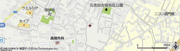 茨城県水戸市元吉田町2059周辺の地図