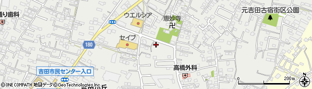 茨城県水戸市元吉田町1698周辺の地図