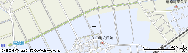 石川県小松市矢田町周辺の地図