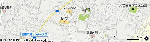 茨城県水戸市元吉田町1695周辺の地図