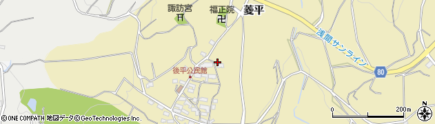 長野県小諸市菱平2892周辺の地図