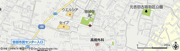 茨城県水戸市元吉田町1691周辺の地図