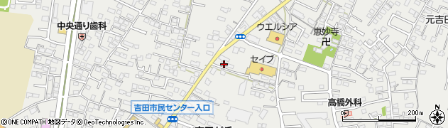 茨城県水戸市元吉田町1562周辺の地図
