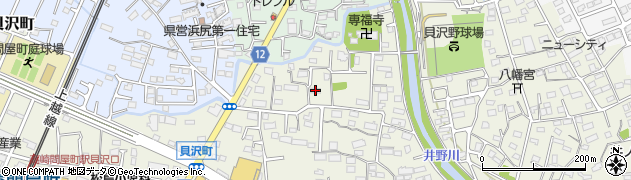 群馬県高崎市貝沢町581周辺の地図