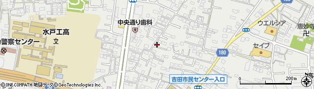 茨城県水戸市元吉田町1334周辺の地図