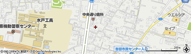 茨城県水戸市元吉田町1247周辺の地図