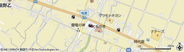 長野県東御市牧家周辺の地図