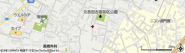茨城県水戸市元吉田町2071周辺の地図
