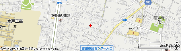 茨城県水戸市元吉田町1355周辺の地図