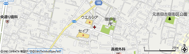 茨城県水戸市元吉田町1694周辺の地図