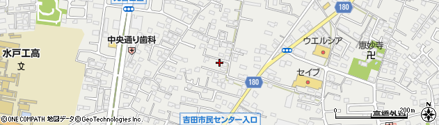 茨城県水戸市元吉田町1357周辺の地図