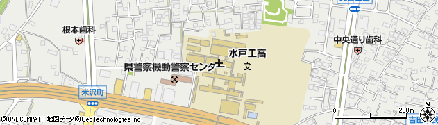 茨城県立水戸工業高等学校周辺の地図