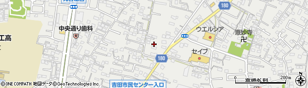 茨城県水戸市元吉田町1395周辺の地図