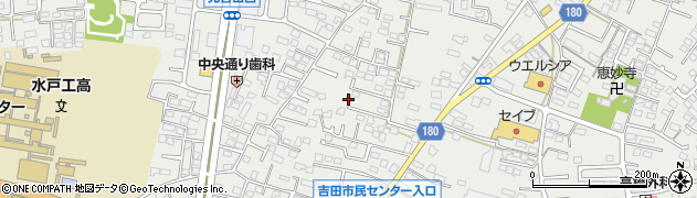茨城県水戸市元吉田町1354周辺の地図