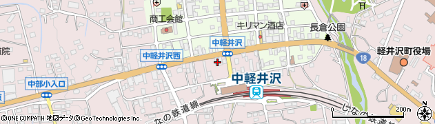 八十二銀行中軽井沢支店周辺の地図