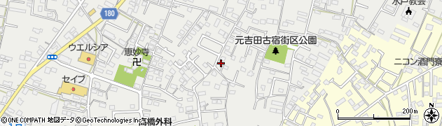 茨城県水戸市元吉田町2102周辺の地図