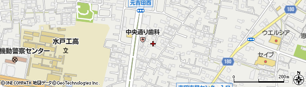 茨城県水戸市元吉田町1244周辺の地図