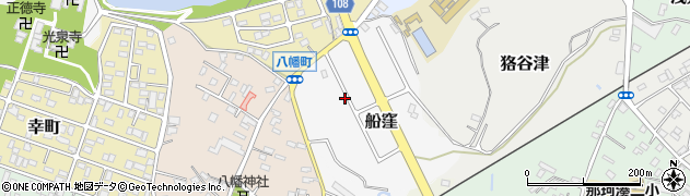 茨城県ひたちなか市船窪周辺の地図