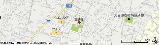 茨城県水戸市元吉田町1688周辺の地図