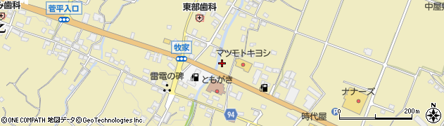 カクイチショールーム東御店周辺の地図