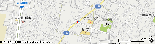 一里塚三差路周辺の地図