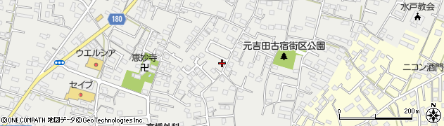 茨城県水戸市元吉田町2097周辺の地図