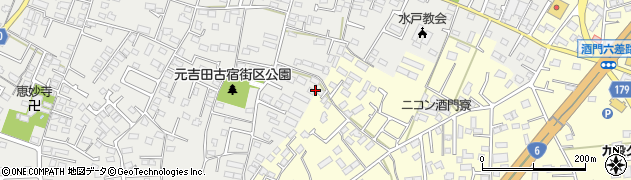 茨城県水戸市元吉田町2112周辺の地図