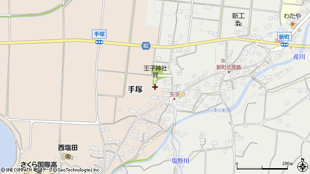 〒386-1434 長野県上田市新町の地図