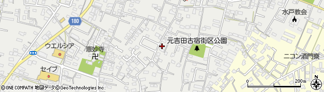茨城県水戸市元吉田町2103周辺の地図