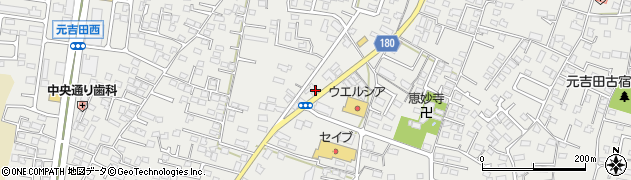 茨城県水戸市元吉田町1578周辺の地図