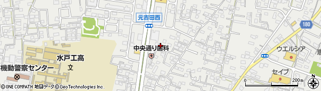 茨城県水戸市元吉田町1236周辺の地図