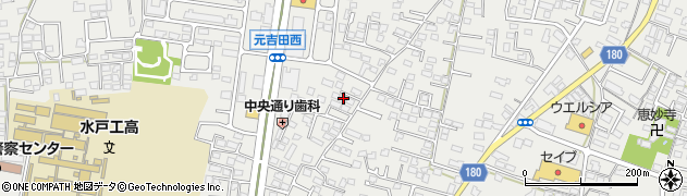 茨城県水戸市元吉田町1241周辺の地図
