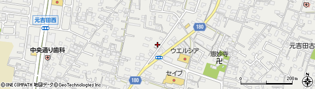 茨城県水戸市元吉田町1386周辺の地図