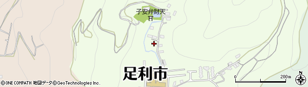 栃木県足利市西宮町3832周辺の地図