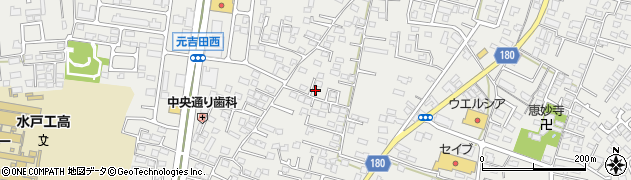 茨城県水戸市元吉田町1350周辺の地図