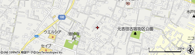 茨城県水戸市元吉田町2087周辺の地図