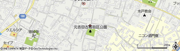茨城県水戸市元吉田町2124周辺の地図