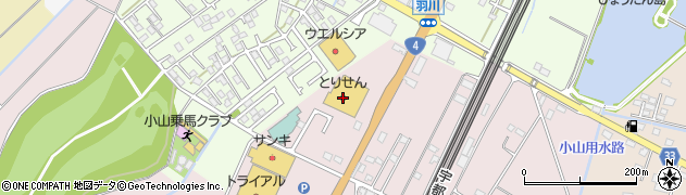 とりせん羽川店周辺の地図
