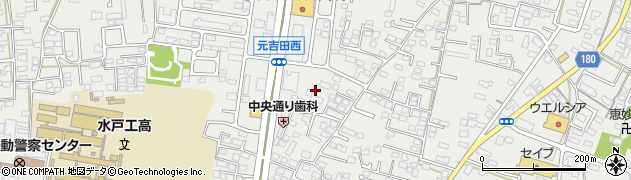 茨城県水戸市元吉田町1239周辺の地図