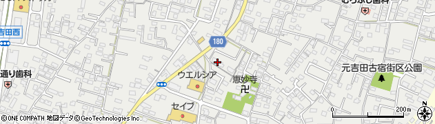 茨城県水戸市元吉田町1683周辺の地図